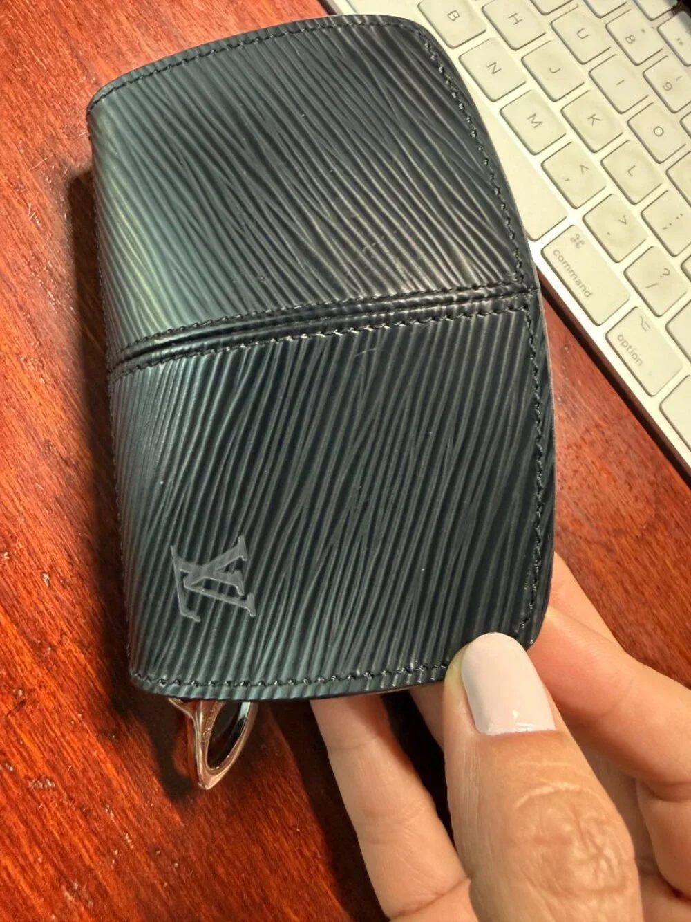 Authentic Louis Vuitton Black Coin Purse